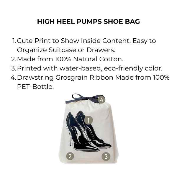 Bag All High Heel Pumps Shoe Bag Cream
