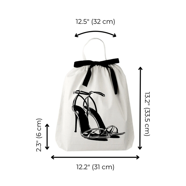 Bag All High Heel Sandal Shoe Bag Cream