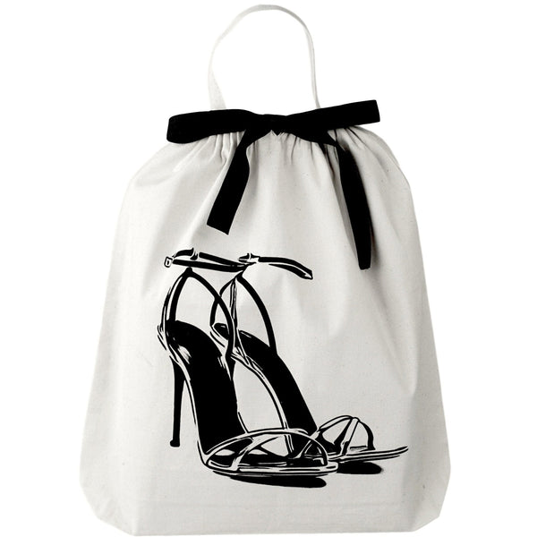 bag all High Heel Sandal Shoe Bag Cream