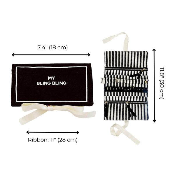 Bag All Jewelry Organizer Travel Pouch Black