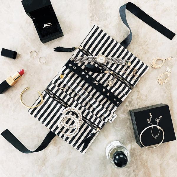 Bag All Jewelry Organizer Travel Pouch Cream