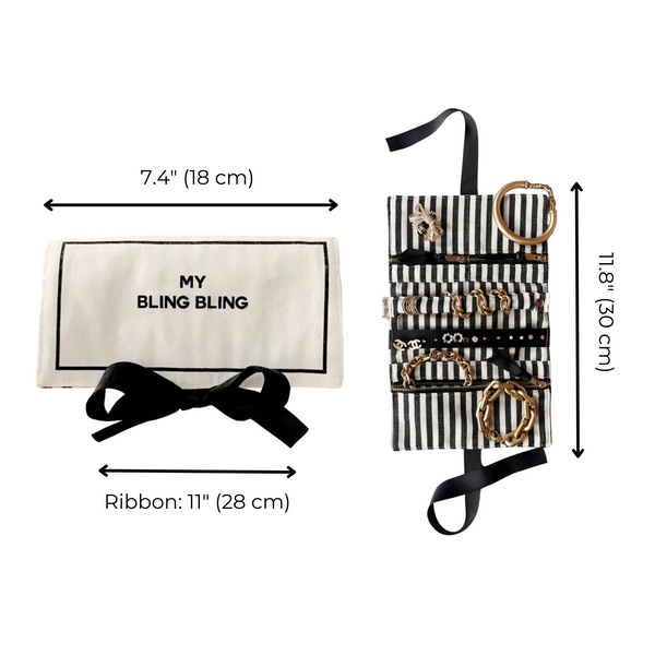 Bag All Jewelry Organizer Travel Pouch Cream