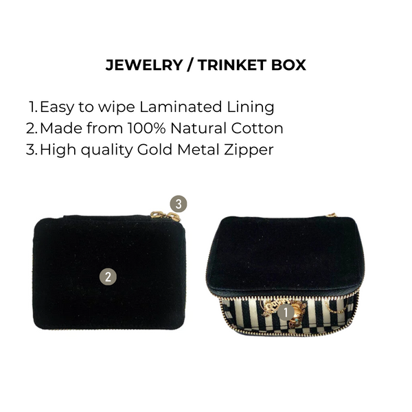 Bag All Jewelry/Trinket Box Black