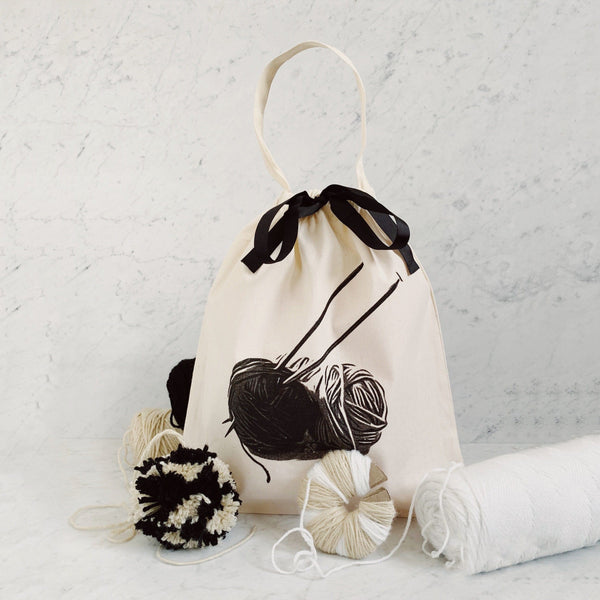 Bag All Knitting Bag Cream