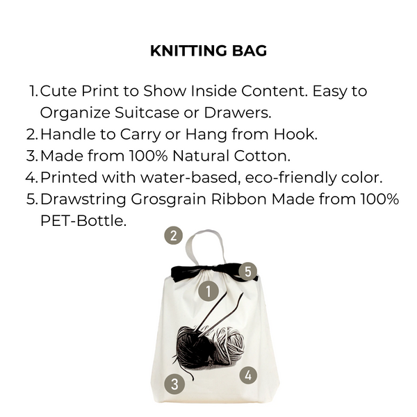 Bag All Knitting Bag Cream