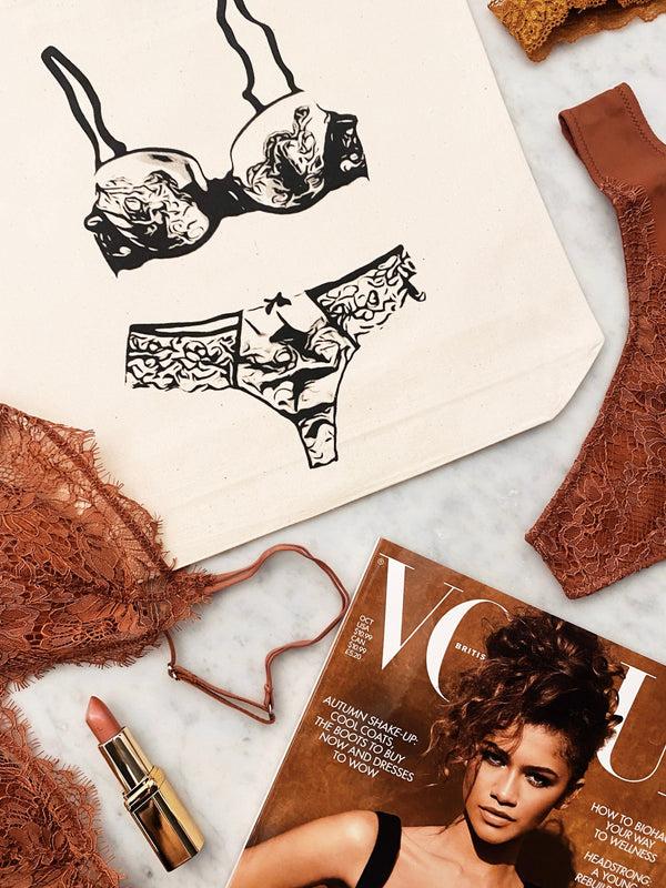 Bag All Lace Lingerie Travel Bag Cream