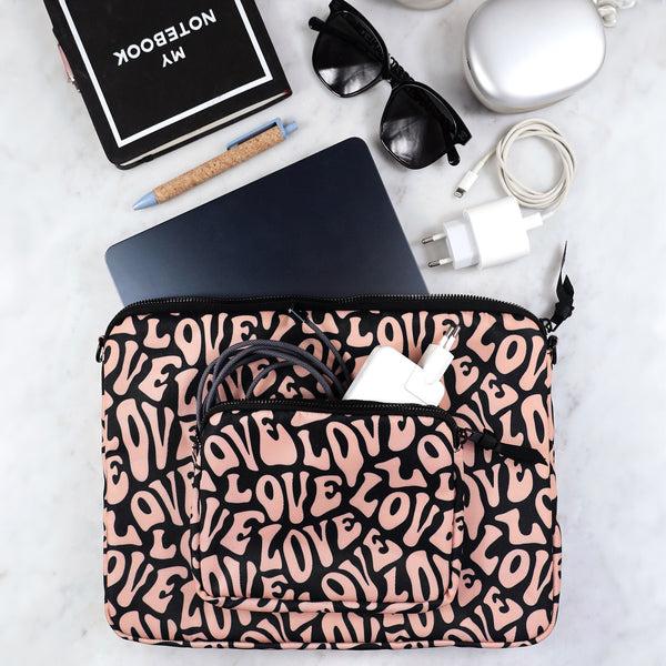 Bag All Laptop Case Charger Pocket 13" Love Pattern