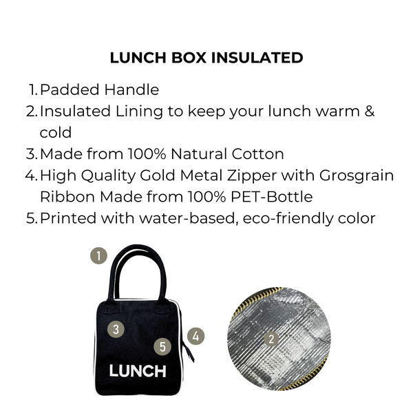 Bag All Lunch Box Insulated Black