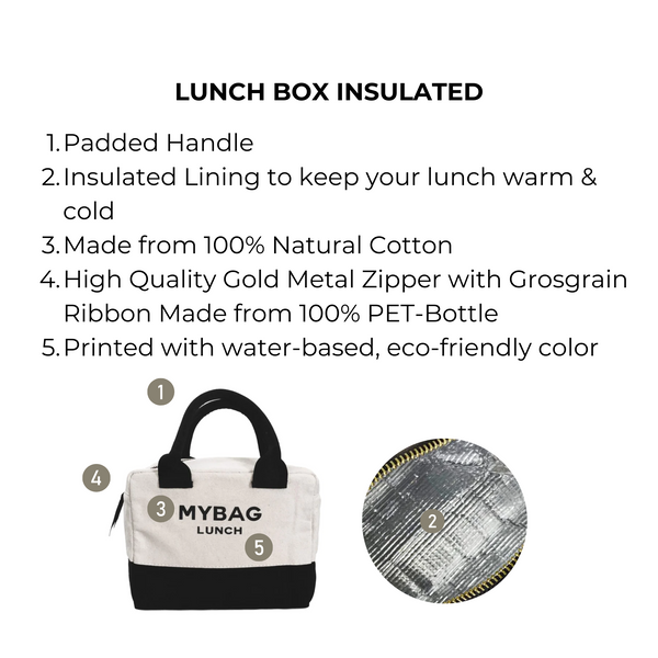 Bag All Lunch Box Insulated Cream