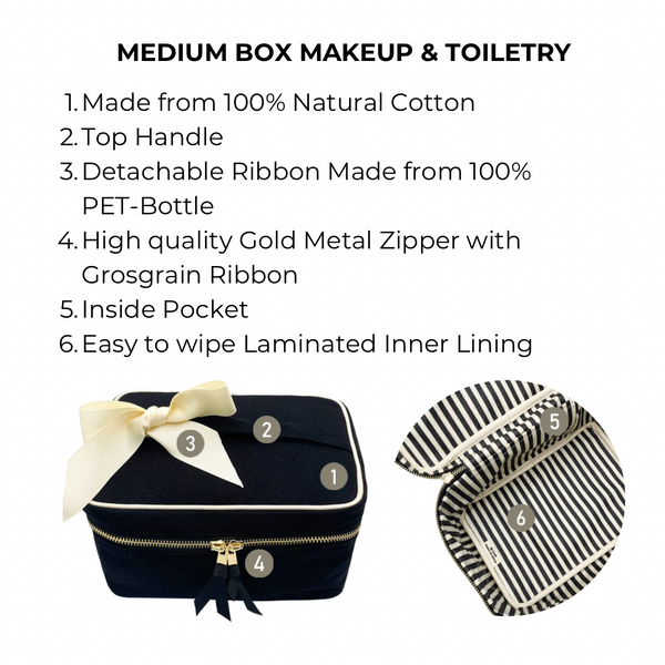 Bag All Medium Box Makeup & Toiletry Black