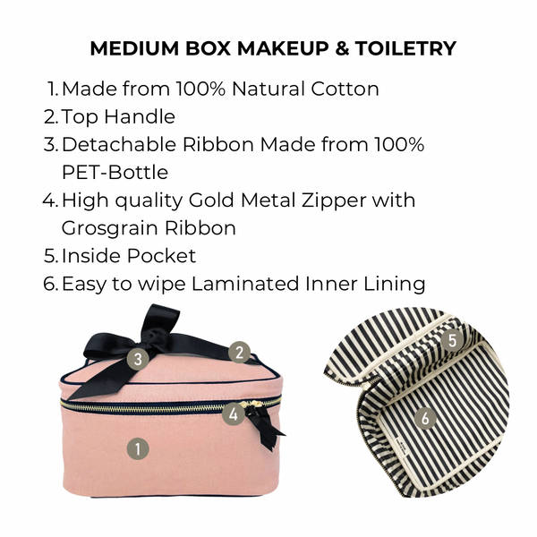 Bag All Medium Box Makeup & Toiletry Pink/Blush