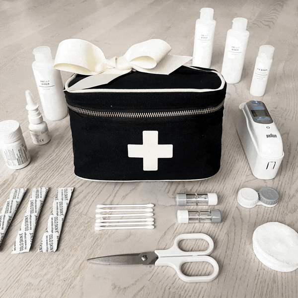 bag all Meds and First Aid Storage Box Black