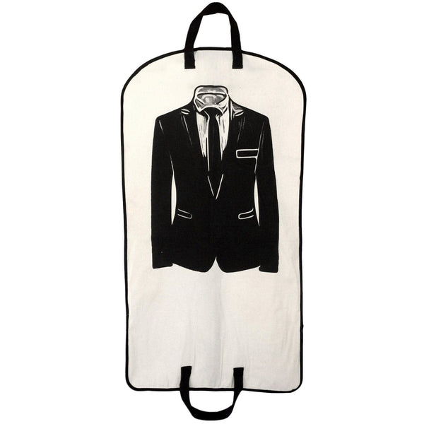 Bag All Men's Suit Garment Bag With Pocket Cream