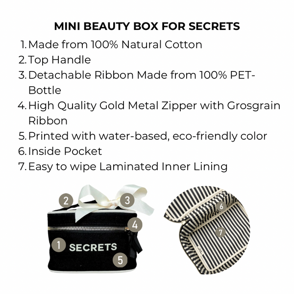 Bag All Mini Beauty Box For Secrets Black