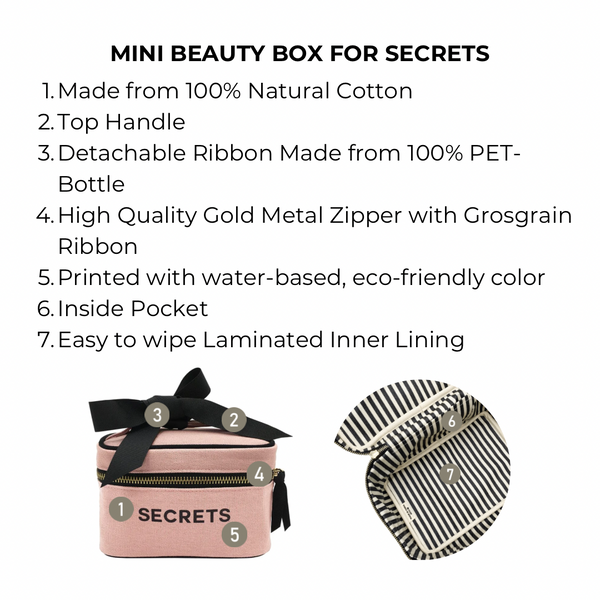 Bag All Mini Beauty Box For Secrets Pink/Blush