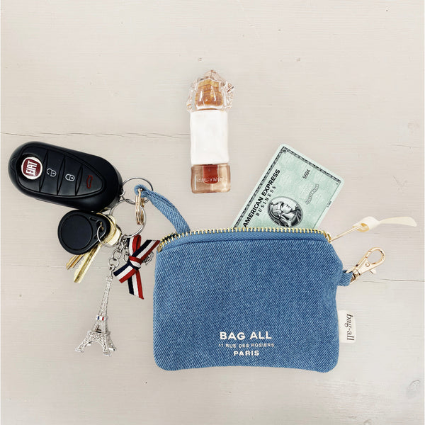 bag all Mini Trinket Pouch Denim