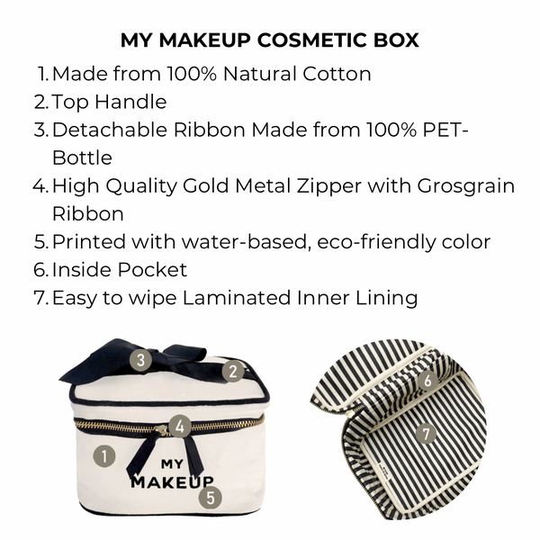 Bag All My Makeup Cosmetic Box Cream