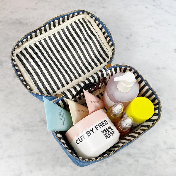 Bag All My Makeup Cosmetic Box Denim