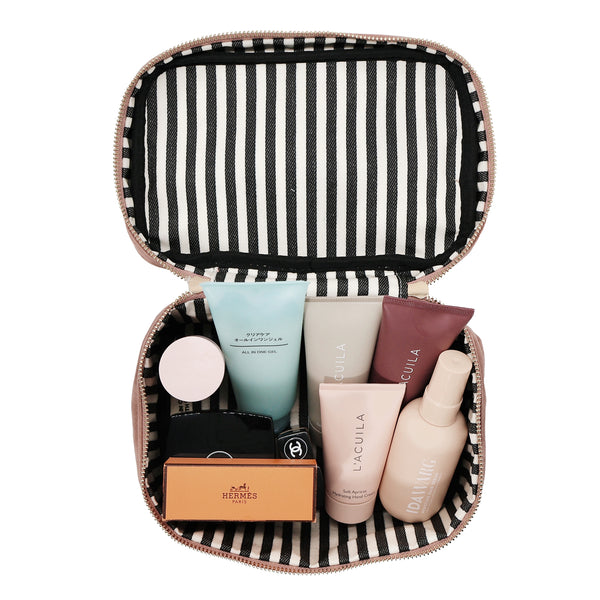 Bag All My Makeup Cosmetic Box Pink Velvet