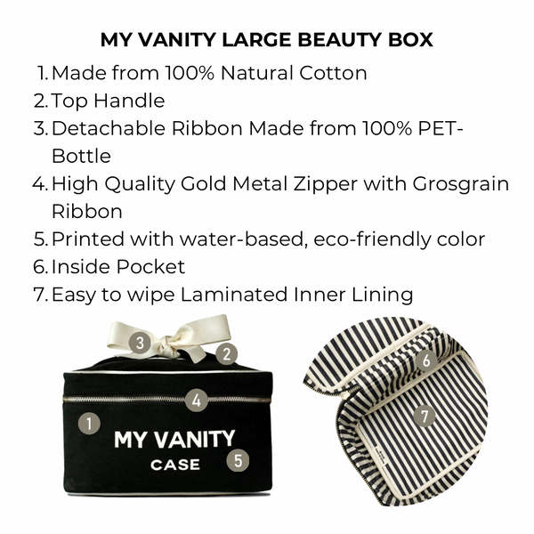 Bag All My Vanity Large Beauty Box Black