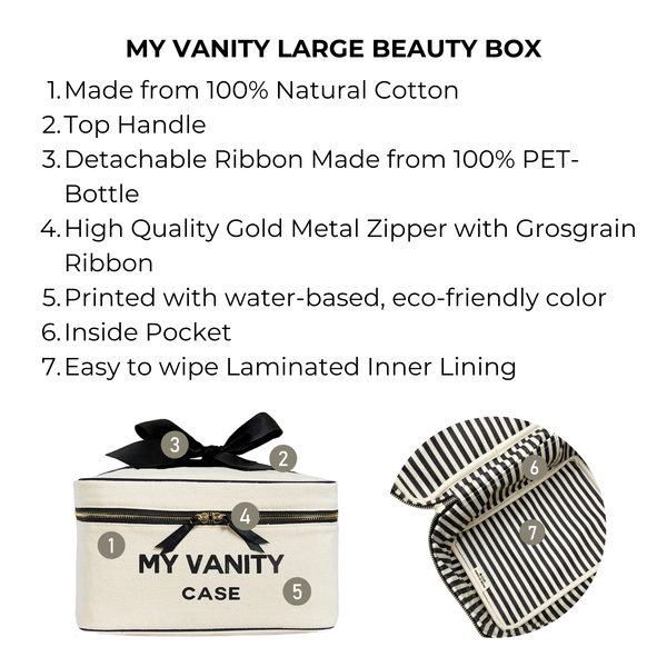 Bag All My Vanity Large Beauty Box Cream