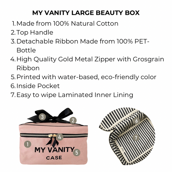 Bag All My Vanity Large Beauty Box Pink/Blush