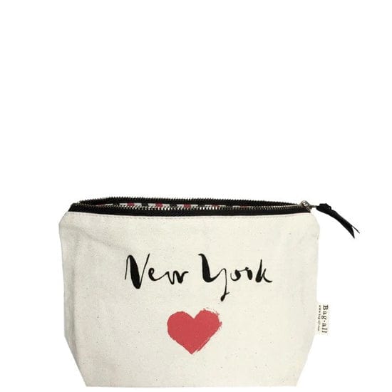 bag all New York Heart Pouch Cream