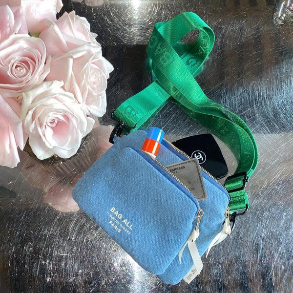 Bag All Padded Trinket Pouch Double Pocket Denim