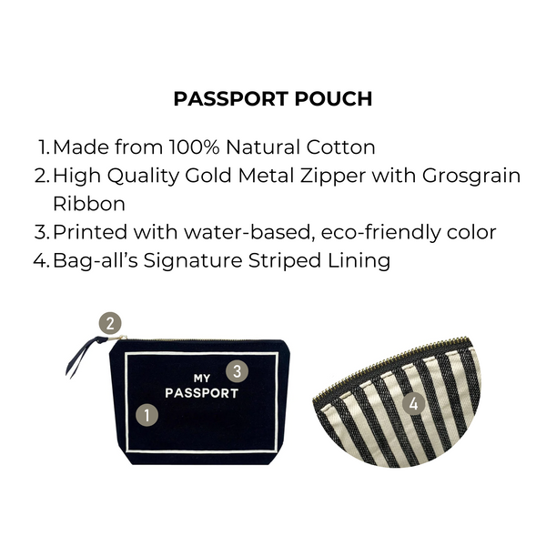 Bag All Passport Pouch Black
