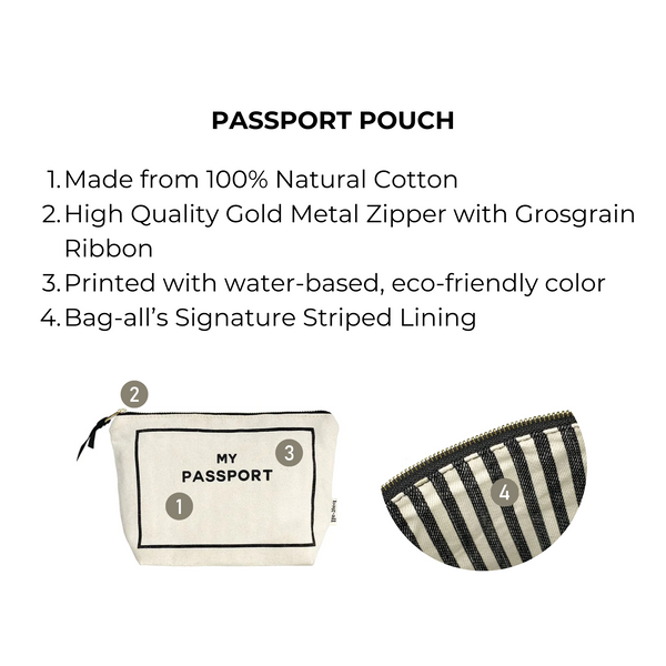 Bag All Passport Pouch Cream