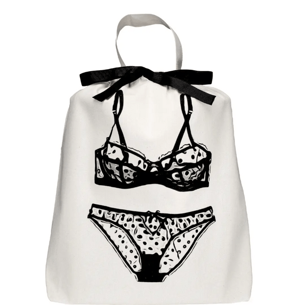 Bag All Polkadot Lingerie Travel Bag Cream