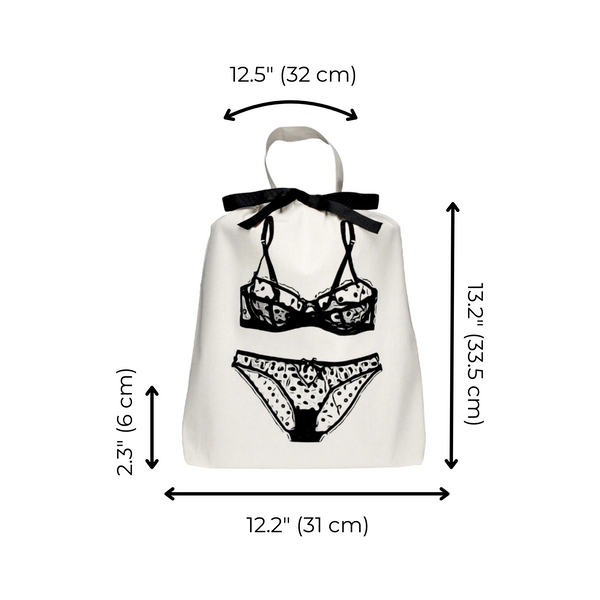 Bag All Polkadot Lingerie Travel Bag Cream