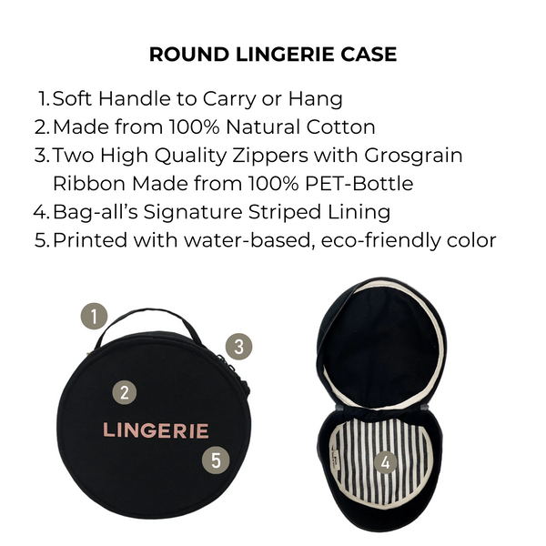 Bag All Round Lingerie Case Black