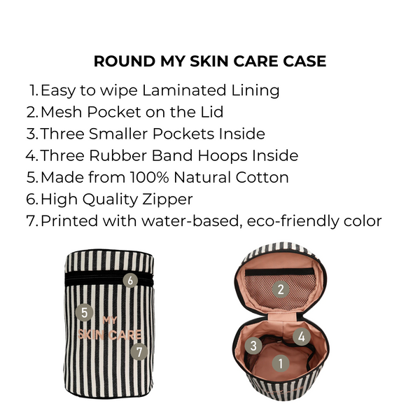 Bag All Round My Skin Care Case Striped