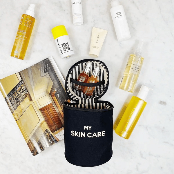 Bag All Round Skin Care Case With Handle Black