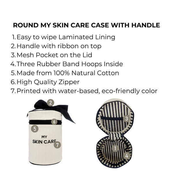 Bag All Round Skin Care Case With Handle Cream
