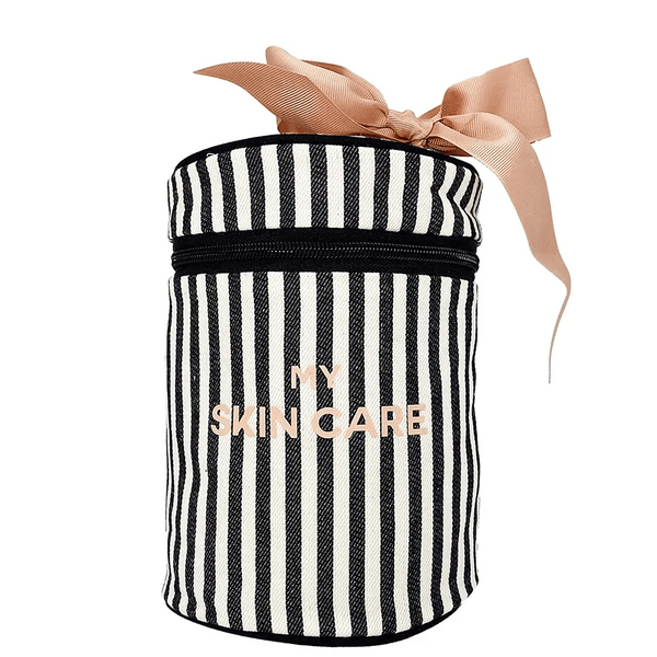 bag all Round Skin Care Case with Handle Striped