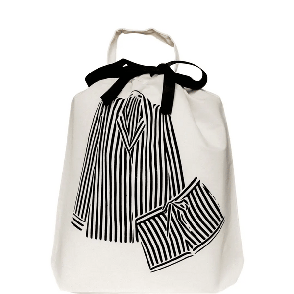 Bag All Striped Pajamas Travel Bag Cream