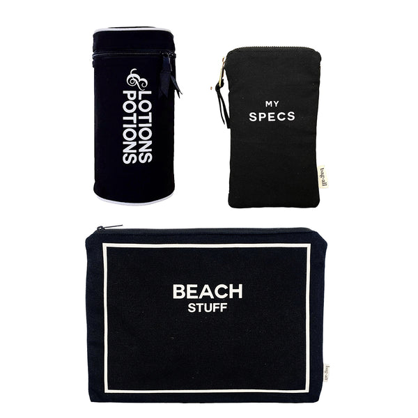 Bag All Stylish Beach Essential Set 3-pack Black