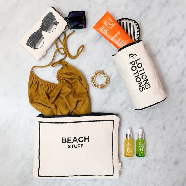 bag all Stylish Beach Essentials 3-pack Cream