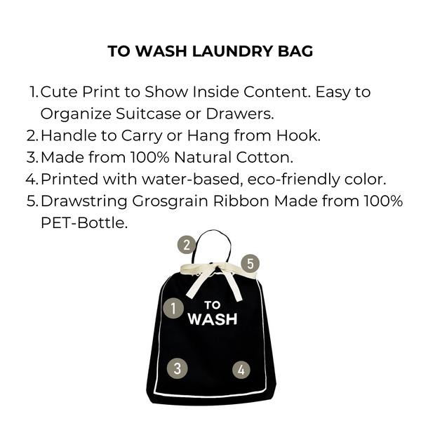 Bag All To Wash Laundry Bag Black