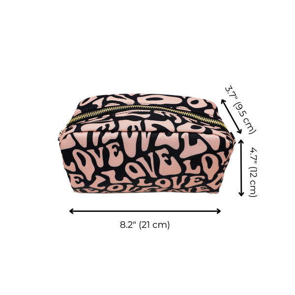 Bag All Toiletry Pouch Love Pattern