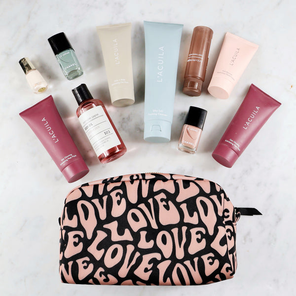 bag all Toiletry Pouch Love Pattern