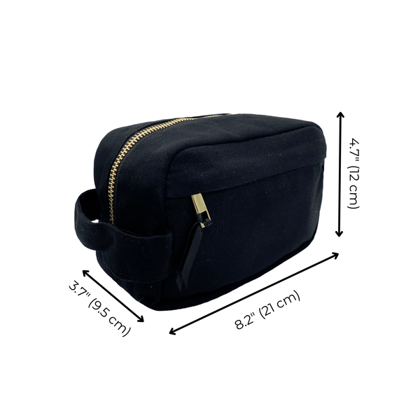 Bag All Toiletry Pouch With Zipper Black