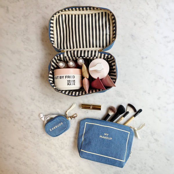 Bag All Trendy Denim Travel Gift Set 3-pack Denim