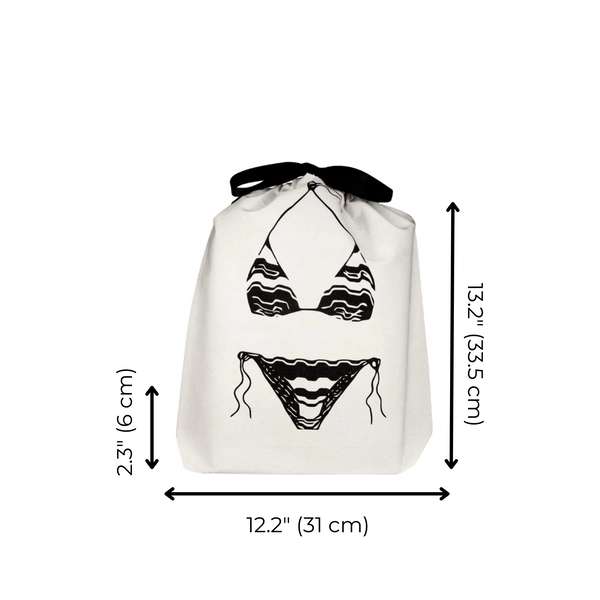 Bag All Triangle Bikini Travel Bag Cream