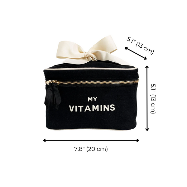 Bag All Vitamins Storage And Travel Box Black
