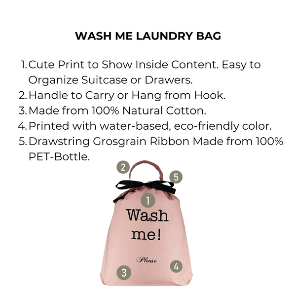 Bag All Wash Me Laundry Bag Pink/Blush