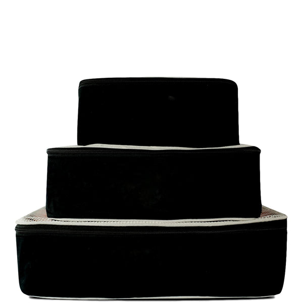 Bag All Weekend Essential Packing Set 4-Pack Black