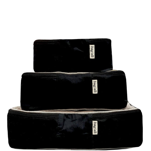 Bag All Weekend Essential Packing Set 4-Pack Black